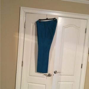 The Riviera high ankle pants. Deep Teal Color